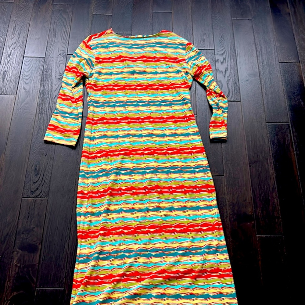 Missoni dress with 3/4 sleeves.